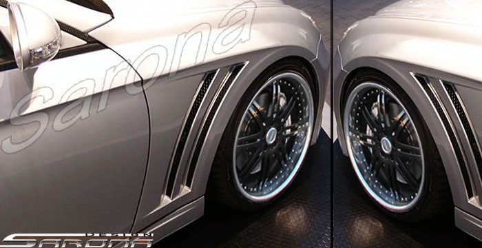 Custom Mercedes CLS  Sedan Fenders (2005 - 2011) - $980.00 (Manufacturer Sarona, Part #MB-017-FD)